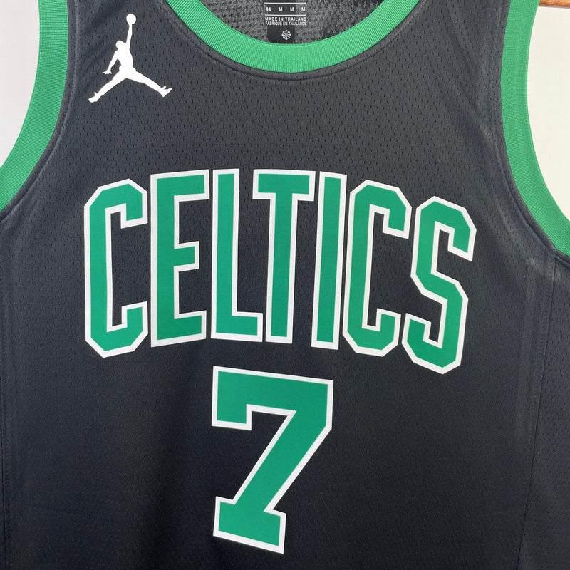 Boston Celtics 23/24 Statement Edition Jaylen Brown Tank Top Black