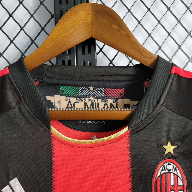 Camisola Milan Home 10/11 - Retrô