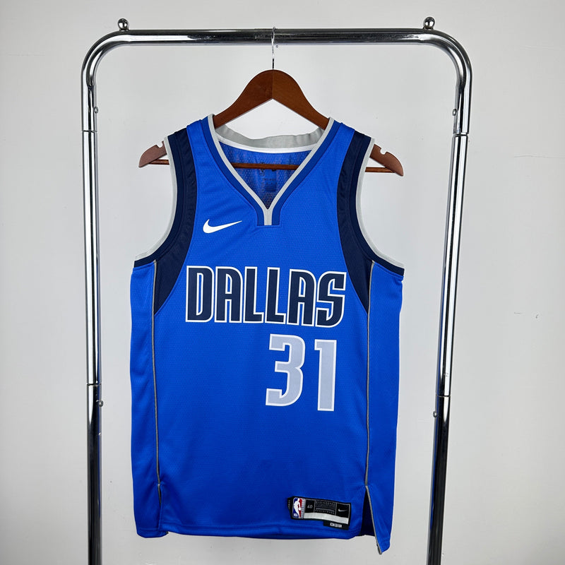 Débardeur bleu Klay Thompson des Dallas Mavericks 24/25 Icon Edition 