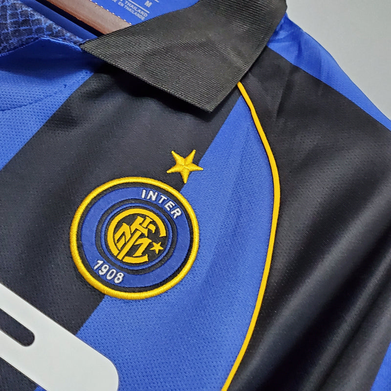 Camisola Inter de Milão Home 01/02 - Retrô