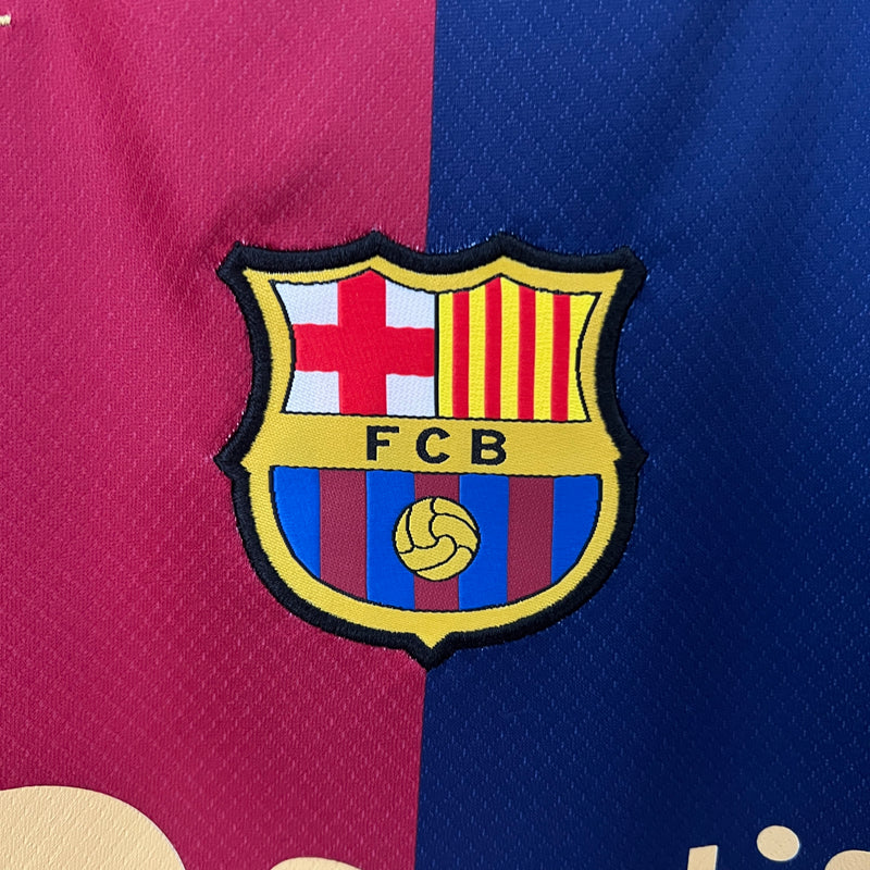 Camisola Feminina Barcelona Home 2024/2025