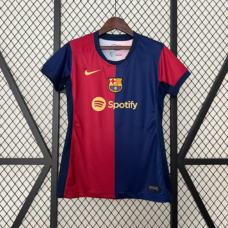 Camisola Feminina Barcelona Home 2024/2025