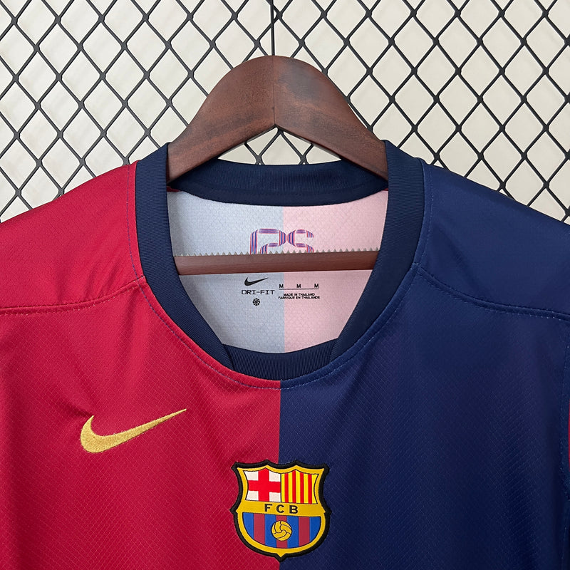 Camisola Feminina Barcelona Home 2024/2025