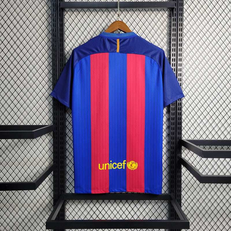 Camisola Barcelona Home 16/17 - Retrô