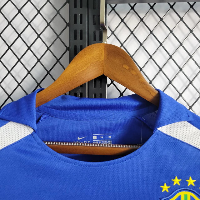 Maillot rétro de l'équipe nationale du Brésil extérieur 2002 