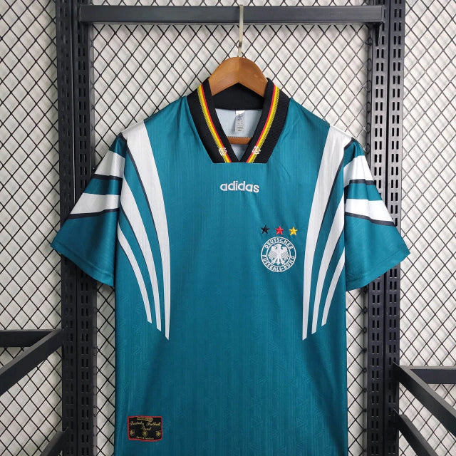 Germany Away 1996 National Team Retro Jersey 