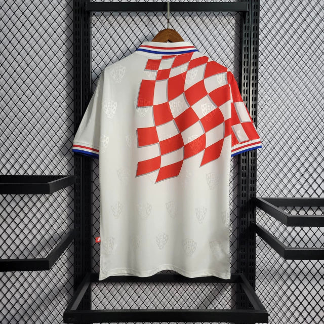 Maillot rétro de l'équipe nationale de Croatie domicile 1998 