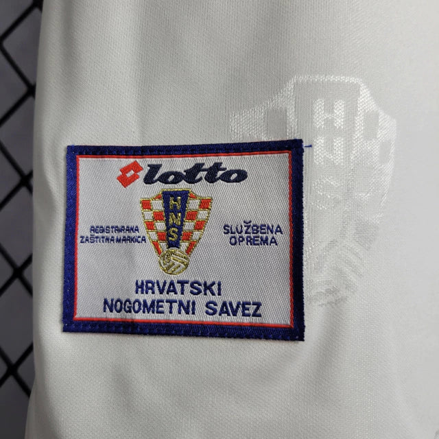 Maillot rétro de l'équipe nationale de Croatie domicile 1998 