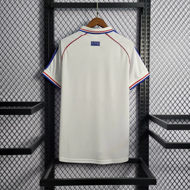 Maillot rétro de l'équipe nationale de France extérieur 1998 