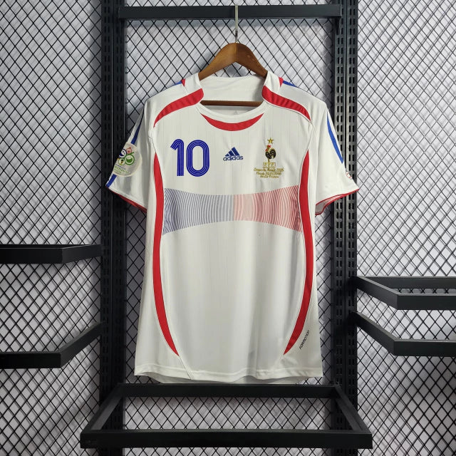 Maillot rétro de l'équipe nationale de France extérieur 2006 