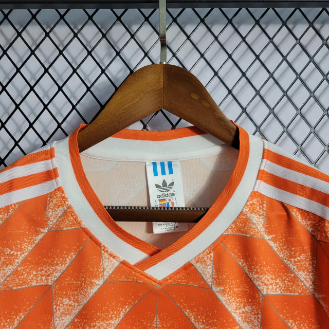 Maillot rétro de l'équipe des Pays-Bas à domicile 1988 