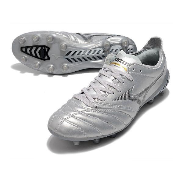 Chaussure de football Mizuno Morelia Neo III Elite FG Campo Argent + CHAUSSETTES CADEAUX 🎁 