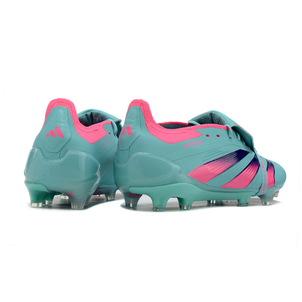 Chaussure de football Adidas Predator 30 Elite avec langue FG bleu et rose + CHAUSSETTES CADEAUX 🎁