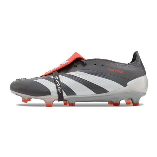 Chaussure de football Adidas Predator 30 Elite avec languette FG gris et blanc + CHAUSSETTES CADEAUX 🎁