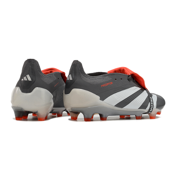 Chaussure de football Adidas Predator 30 Elite avec languette FG gris et blanc + CHAUSSETTES CADEAUX 🎁