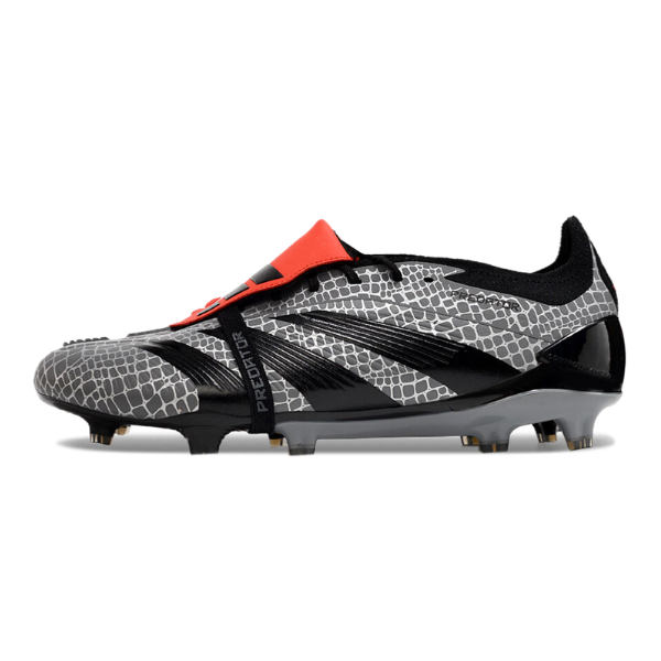 Chaussure de football Adidas Predator 30 Elite avec languette FG gris et noir + CHAUSSETTES CADEAUX 🎁