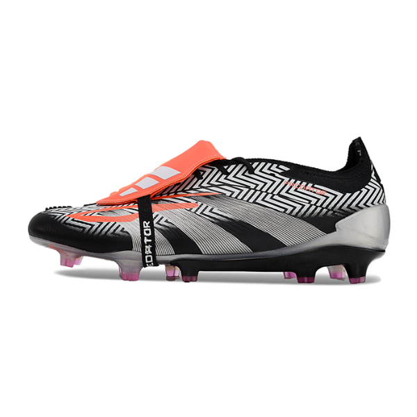 Chaussure de football Adidas Predator 30 Elite avec languette FG argent, gris et blanc + CHAUSSETTES CADEAUX 🎁