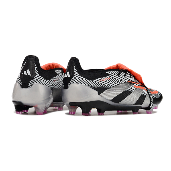 Chaussure de football Adidas Predator 30 Elite avec languette FG argent, gris et blanc + CHAUSSETTES CADEAUX 🎁