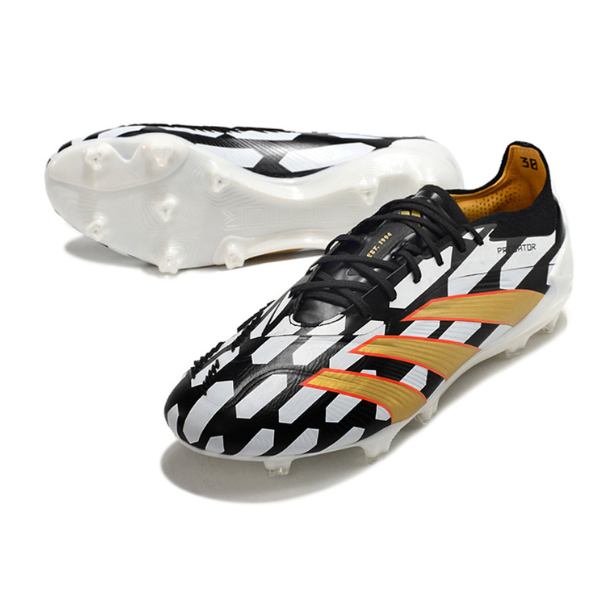 Chaussures de football Adidas Predator 30 Elite FG blanches et noires + CHAUSSETTES CADEAUX 🎁