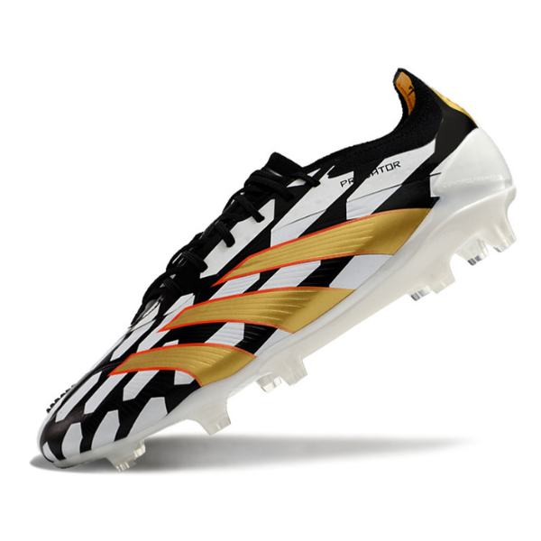 Chaussures de football Adidas Predator 30 Elite FG blanches et noires + CHAUSSETTES CADEAUX 🎁