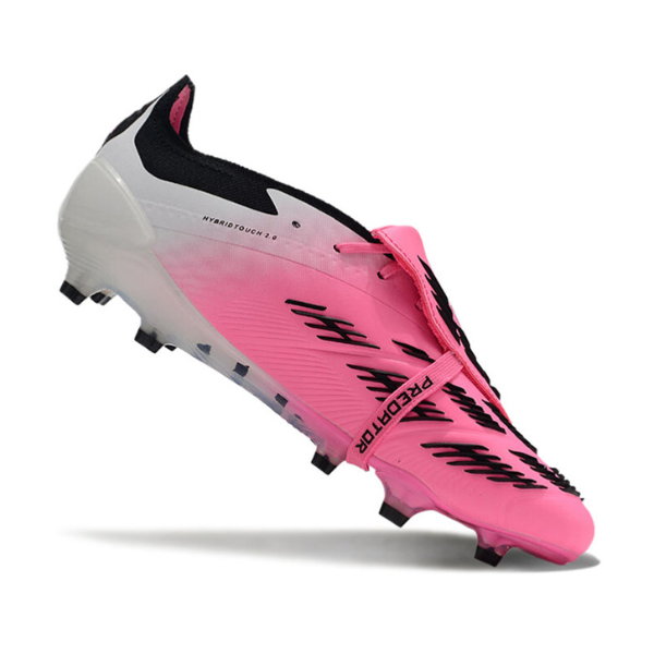 Adidas Predator 30 Elite Football Boot With Tongue FG White and Pink + GIFT SOCKS 🎁