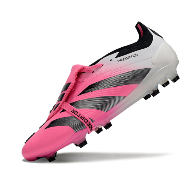 Adidas Predator 30 Elite Football Boot With Tongue FG White and Pink + GIFT SOCKS 🎁