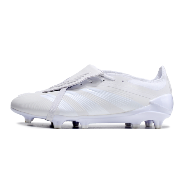 Crampons de football Adidas Predator 30 Elite avec langue FG Pack de base blanc + CHAUSSETTES CADEAUX 🎁