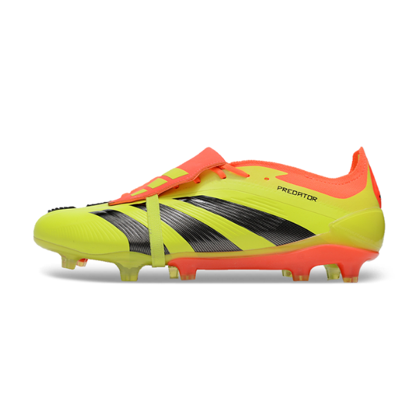 Chuteira Campo Adidas Predator 30 Elite Com Lingua FG Amarela e Laranja + MEIA DE BRINDE 🎁