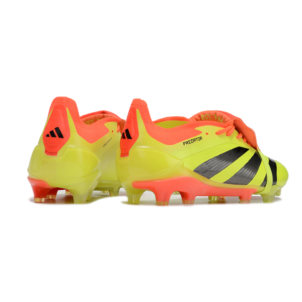 Chuteira Campo Adidas Predator 30 Elite Com Lingua FG Amarela e Laranja + MEIA DE BRINDE 🎁