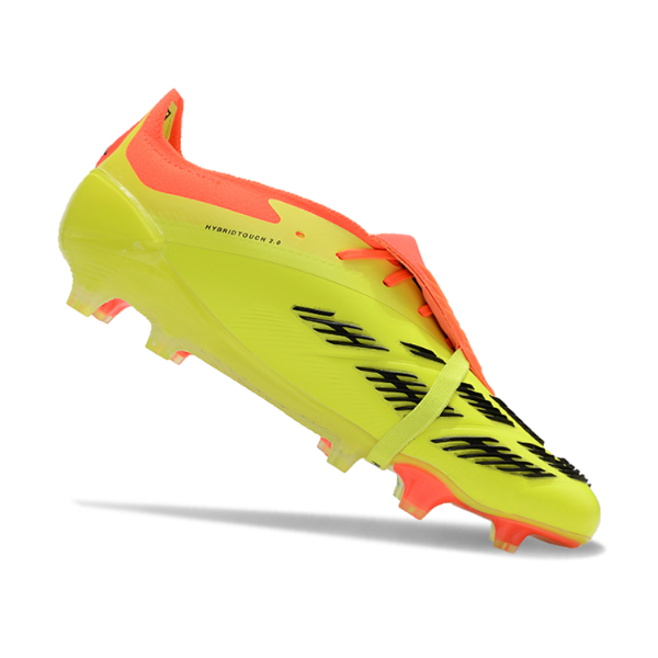 Chuteira Campo Adidas Predator 30 Elite Com Lingua FG Amarela e Laranja + MEIA DE BRINDE 🎁