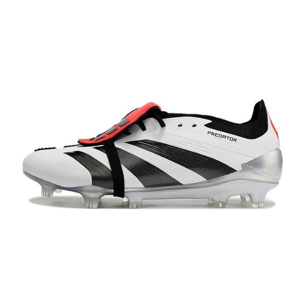 Chaussure de football Adidas Predator 30 Elite avec langue FG blanc et noir + CHAUSSETTES CADEAUX 🎁