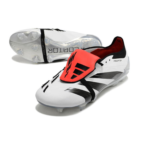 Chaussure de football Adidas Predator 30 Elite avec langue FG blanc et noir + CHAUSSETTES CADEAUX 🎁