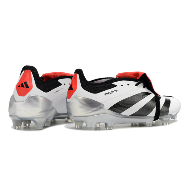 Chaussure de football Adidas Predator 30 Elite avec langue FG blanc et noir + CHAUSSETTES CADEAUX 🎁