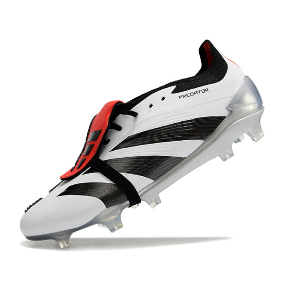 Chaussure de football Adidas Predator 30 Elite avec langue FG blanc et noir + CHAUSSETTES CADEAUX 🎁