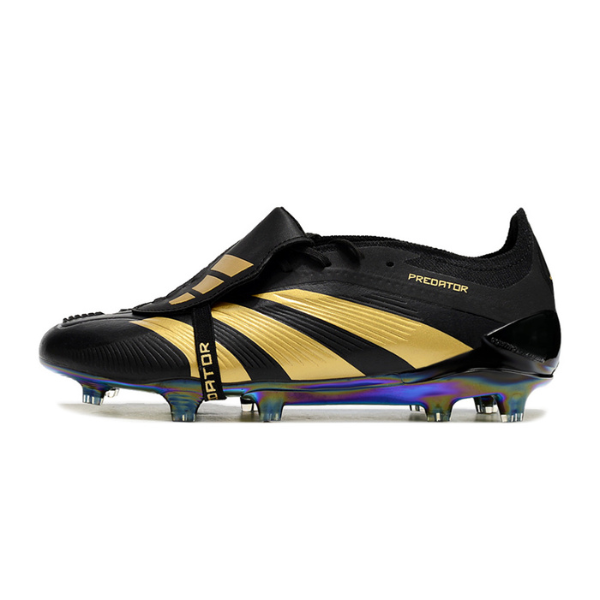 Chaussure de football Adidas Predator 30 Elite avec langue FG noir et or + CHAUSSETTES CADEAUX 🎁