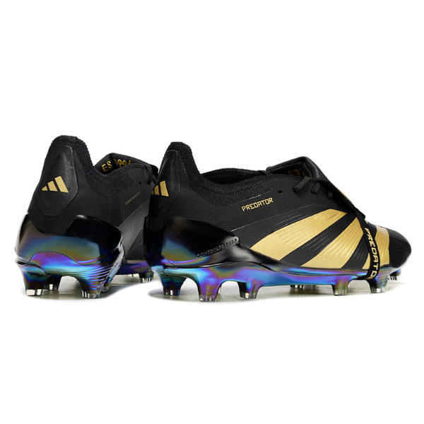 Chaussure de football Adidas Predator 30 Elite avec langue FG noir et or + CHAUSSETTES CADEAUX 🎁