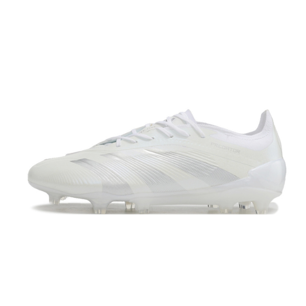 Chaussures de football Adidas Predator 30 Elite FG blanches et grises + CHAUSSETTES CADEAUX 🎁