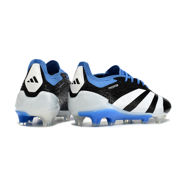 Chaussures de football Adidas Predator 30 Elite FG Noir, Blanc et Bleu + CHAUSSETTES CADEAUX 🎁