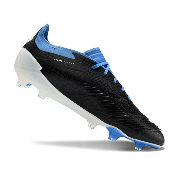 Chaussures de football Adidas Predator 30 Elite FG Noir, Blanc et Bleu + CHAUSSETTES CADEAUX 🎁