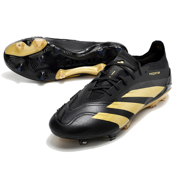 Adidas Predator 30 Elite FG Football Boots Black and Gold + GIFT SOCKS 🎁