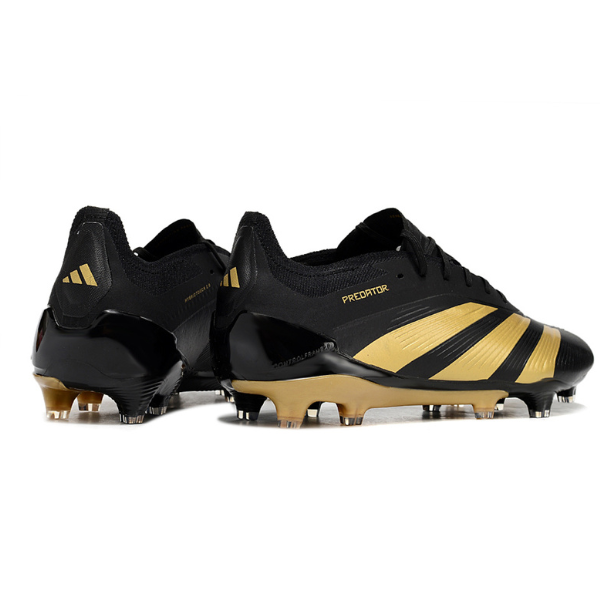 Adidas Predator 30 Elite FG Football Boots Black and Gold + GIFT SOCKS 🎁