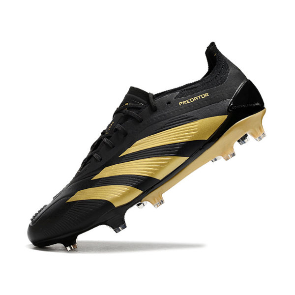 Adidas Predator 30 Elite FG Football Boots Black and Gold + GIFT SOCKS 🎁