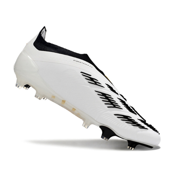 Adidas Predator 30 Elite Slip-on FG Football Boots White, Yellow and Black + GIFT SOCKS 🎁