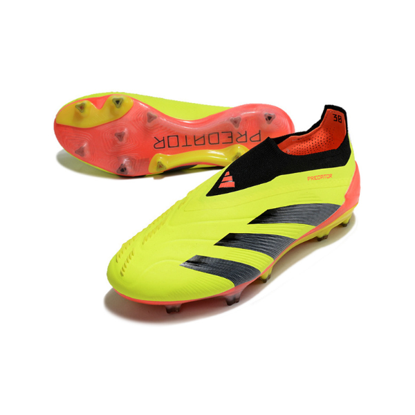 Chuteira Campo Adidas Predator 30 Elite Sem Cadarço FG Energy Citrus Pack + MEIA DE BRINDE 🎁