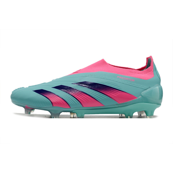 Chaussures de football Adidas Predator 30 Elite Slip-on FG Bleu et Rose + CHAUSSETTES CADEAUX 🎁