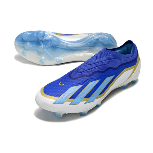 Pack Adidas X Crazyfast.1 Slip-on FG Messi Spark Gen10s ​​+ CHAUSSETTE CADEAU