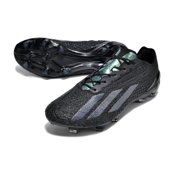 Chaussures de football Adidas X Crazyfast+ Strung FG Noir + CHAUSSETTES CADEAUX 🎁