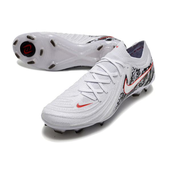 Nike Phantom GX2 Elite FG Football Boot White, Black and Red + GIFT SOCKS 🎁