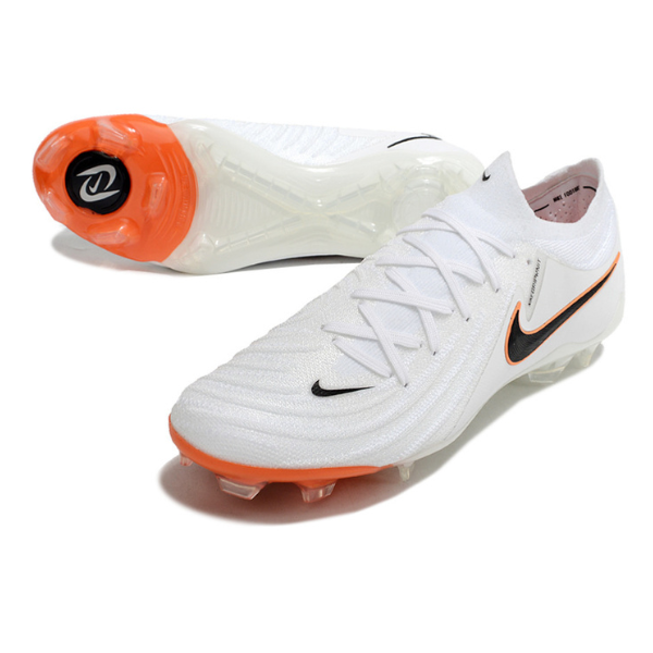 Nike Phantom GX2 Elite FG White and Orange Field Football Boots + FREE SOCK 🎁