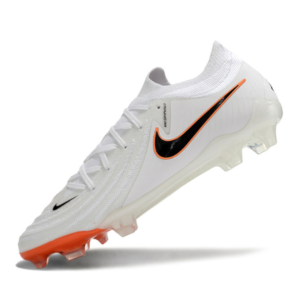 Nike Phantom GX2 Elite FG White and Orange Field Football Boots + FREE SOCK 🎁